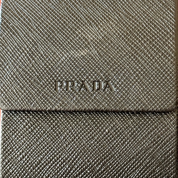 Authentic PRADA Sunglasses hard magnetic case never used